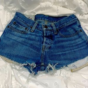 Holster denim shorts